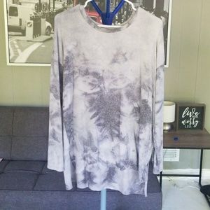 AE plush soft & sexy ties dye sweater